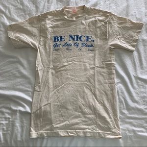 Sporty & Rich Be Nice tee cream XS